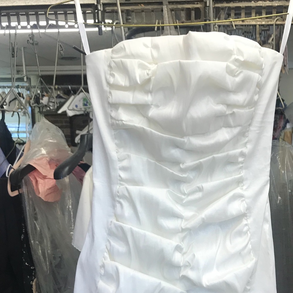 CLEAN white dress